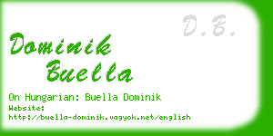 dominik buella business card